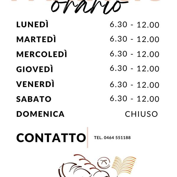 NUOVI ORARI NEGOZIO SEDE